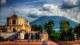 Vista Real - Antigua, passagem obrigatória próxima à capital, tem arquitetura colonial, cultura e é circundada por vulcões 