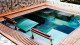 El Palauet Living Barcelona - As relaxantes camas d’água na cobertura do hotel...