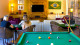Hotel Águas de Bonito - Na área interna, a diversão continua! Uma opção é o salão de jogos com mesa de sinuca.