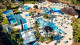 Aguativa Resort - Por falar em piscinas, a diversão começa embaixo d'água! O complexo aquático tem mais de 10 piscinas.
