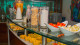 Atlante Plaza - No Brasserie é servido o café da manhã incluso na tarifa, com diversas opções no buffet.