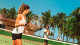 Beach Park - No Acqua Resort também será possível treinar e fazer partidas de tênis. 