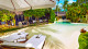 Beija Flor Hotel & SPA - Outro grande destaque da hospedagem é a piscina de areia compacta, formando o visual de uma praia.