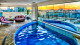 Blue Tree Faria Lima - A piscina climatizada localizada na cobertura é ideal para o lazer, além de proporcionar incrível vista.