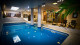 Cilene Del Faro Suites - Além de piscina climatizada, academia e, com custo à parte, oferece tratamentos faciais e corporais.