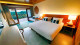 Club Med Trancoso - São quatro opções de acomodação, todas com TV, AC, frigobar, secador de cabelo e amenities.