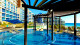 Hard Rock Cancun - As piscinas fazem parte do espetáculo! Uma delas tem borda infinita e área para crianças. 