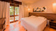 Hotel Internacional Gravatal - Com 20 m², o quarto possui varanda, TV 32”, AC Split, frigobar, secador de cabelo e amenities.
