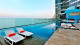 InterContinental Cartagena - O primeiro destaque é a Sunset Pool, piscina ao ar livre com incrível vista para o mar. 