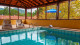 Hotel Ninho do Falcão - Mas para um dia de lazer no frio, que tal a sauna e a piscina coberta e aquecida? 