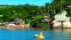Ilha do Papagaio - Tem caiaque, stand-up paddle, ski aquático, wakeboard e mergulho com snorkel.