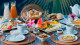 Pousada Mangabeiras - Após o descanso, o paladar é agraciado pelo buffet de café da manhã incluso na tarifa, com diversas opções.