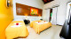Pousada Villa N'Kara - O apartamento Luxo garante o total descanso com 24 m², varanda com rede, TV, AC e frigobar.