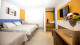 Prive Thermas Hotel - E no final do dia, entregue-se ao conforto do apartamento Luxo, de 19 m², equipado com TV 32”, AC e cofre.