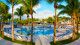 Riu Yucatan - O lazer é garantido nas cinco piscinas da propriedade, uma delas de uso infantil e duas de água doce.