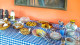 Sitio Toca do Leão - Há variedade de bolos, frios, pães, frutas e muitas outras opções para saborear e iniciar bem o dia.