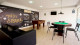Hotel Sibara Flat - A sala de jogos reúne todas as idades, com mesa de carteado, bilhar e pebolim, além de jogos para empréstimo.