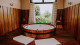 Spa do Vinho Vitivinícola - O primeiro deles é onde são oferecidos tratamentos relaxantes, além de piscina, sauna e outras comodidades.