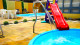 Vila Olaria Hotel - São duas piscinas, uma para uso adulto e outra com escorregador, para uso infantil. 