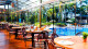 Vivaz Cataratas - O hotel tem três restaurantes: Allegro, que prepara as refeições inclusas, e outros dois com pratos à la carte.