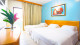 Wetiga Hotel - Os dias começam com muito conforto na acomodação, equipada com ar-condicionado, TV 32”, frigobar e secador de cabelo.
